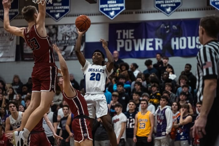 Grove City vs St. Francis DeSales boys basketball 022523 Gabe Haferman33
